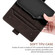iPhone 12 mini Stitching Magnetic RFID Leather Case - Coffee