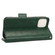 iPhone 12 mini Symmetrical Triangle Leather Phone Case - Green