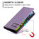 iPhone 12 mini TTUDRCH RFID Retro Texture Magnetic Leather Phone Case - Purple