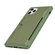 iPhone 11 Pro Max Armor Shockproof TPU + PC Hard Case with Card Slot Holder - Green