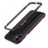 iPhone 11 Pro Max Aurora Series Lens Protector + Metal Frame Protective Case - Black Purple