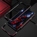 iPhone 11 Pro Max Aurora Series Lens Protector + Metal Frame Protective Case - Black Purple