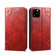 iPhone 11 Pro Max Baroque Simple Horizontal Flip Leather Case, with Holder & Card Slots & Wallet - Red