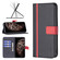 iPhone 11 Pro Max BF13 Color Matching Cross Texture Leather Phone Case - Black