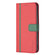 iPhone 11 Pro Max BF13 Color Matching Cross Texture Leather Phone Case - Red