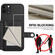 iPhone 11 Pro Max Button Card Bag RFID Anti-theft Phone Case - Black