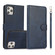 iPhone 11 Pro Max Calf Texture 2 in 1 Detachable Magnetic Back Cover Horizontal Flip Leather Case with Holder & Card Slots & Wallet & Photo Frame - Blue