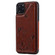 iPhone 11 Pro Max Cat Bee Embossing Pattern Shockproof Protective Case with Card Slots & Photo Frame - Brown