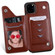 iPhone 11 Pro Max Cat Bee Embossing Pattern Shockproof Protective Case with Card Slots & Photo Frame - Brown