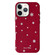 iPhone 11 Pro Max Christmas Series Frosted PC Hybrid TPU Leather Phone Case - Snowflakes