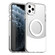 iPhone 11 Pro Max Color Blocking Series MagSafe Magnetic PC Hybrid TPU Phone Case - White