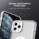 iPhone 11 Pro Max Color Blocking Series MagSafe Magnetic PC Hybrid TPU Phone Case - White