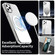 iPhone 11 Pro Max Color Blocking Series MagSafe Magnetic PC Hybrid TPU Phone Case - White