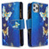 iPhone 11 Pro Max Colored Drawing Pattern Zipper Horizontal Flip Leather Case with Holder & Card Slots & Wallet - Golden Butterfly