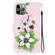 iPhone 11 Pro Max Crystal Texture Colored Drawing Leather Phone Case - Lily