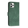 iPhone 11 Pro Max Cubic Skin Feel Flip Leather Phone Case - Green