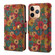 iPhone 11 Pro Max Denior Flower Language Series Cork Fabric Oil Edge Leather Phone Case - Spring