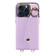 iPhone 11 Pro Max Diagonal Crossbody Ring Organ Wallet Leather Back Phone Case - Purple
