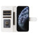 iPhone 11 Pro Max Diamond Lattice Leather Flip Phone Case - White