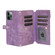 iPhone 11 Pro Max Dream 9-Card Wallet Zipper Bag Leather Phone Case - Purple