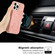 iPhone 11 Pro Max Dream Magnetic Back Cover Card Wallet Phone Case - Pink