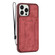 iPhone 11 Pro Max Dream Magnetic Back Cover Card Wallet Phone Case - Red