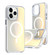 iPhone 11 Pro Max Dual-Color Gradient Discolor MagSafe Phone Case - White