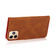 iPhone 11 Pro Max Dual-color Stitching Leather Phone Case - Brown Red