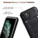 iPhone 11 Pro Max Dustproof Shockproof Waterproof Silicone + Metal Protective Case - Black