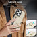 iPhone 11 Pro Max Elastic Card Bag Ring Holder Phone Case - White