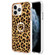 iPhone 11 Pro Max Electroplating Dual-side IMD Phone Case with Ring Holder - Leopard Print
