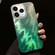 iPhone 11 Pro Max Foxtail Bronzing Laser Gradient Phone Case - Green