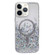 iPhone 11 Pro Max Gradient Glitter MagSafe PC Hybrid TPU Phone Case - Gradient Silver