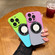 iPhone 11 Pro Max Gradient Skin Feel MagSafe Magnetic Phone Case - Sky Blue + Orange