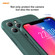 iPhone 11 Pro Max Hat-Prince ENKAY ENK-PC0662 Liquid Silicone Straight Edge Shockproof Protective Case + 0.26mm 9H 2.5D Full Glue Full Coverage Tempered Glass Protector Film - Dark Green