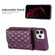 iPhone 11 Pro Max Horizontal Wallet Rhombic Leather Phone Case - Dark Purple