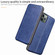 iPhone 11 Pro Max Integrated Electricity Pressing Retro Texture Magnetic TPU+PU Leather Case with Card Slot & Holder - Black