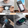 iPhone 11 Pro Max JEEHOOD J06 British Style RFID MagSafe Card Bag PU Phone Case - Black