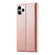 iPhone 11 Pro Max LC.IMEEKE Strong Magnetism Ultra-thin Horizontal Flip Shockproof Matte TPU + PU Leather Case with Holder & Card Slots & Wallet - Rose Gold