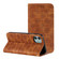 iPhone 11 Pro Max Lucky Flowers Embossing Pattern Magnetic Horizontal Flip Leather Case with Holder & Card Slots - Brown