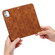 iPhone 11 Pro Max Lucky Flowers Embossing Pattern Magnetic Horizontal Flip Leather Case with Holder & Card Slots - Brown