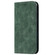 iPhone 11 Pro Max Lucky Flowers Embossing Pattern Magnetic Horizontal Flip Leather Case with Holder & Card Slots - Dark Green