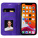 iPhone 11 Pro Max Lucky Flowers Embossing Pattern Magnetic Horizontal Flip Leather Case with Holder & Card Slots - Purple
