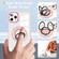 iPhone 11 Pro Max Magnetic Rotating Ring Holder Phone Case - Pink