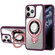 iPhone 11 Pro Max MagSafe Acrylic Hybrid TPU Phone Case with Holder - Wine Red