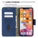 iPhone 11 Pro Max Matching Color Crocodile Texture Horizontal Flip PU Leather Case with Wallet & Holder & Card Slots - Blue
