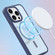 iPhone 11 Pro Max Metal Button Skin Feel Matte MagSafe Shockproof Phone Case - White