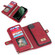 iPhone 11 Pro Max Multi-functional Zipper Wallet Leather Phone Case - Red