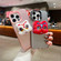 iPhone 11 Pro Max New Year Lion Dance Plush Doll Phone Case - Red Back White Lion