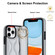 iPhone 11 Pro Max Non-slip Full Coverage Ring PU Phone Case with Wristband - Silver